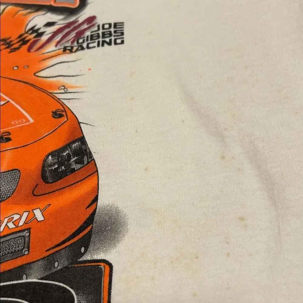 2002 Tony Stewart #20 Home Depot Racing NASCAR Winston Champion T-Shirt Stains*